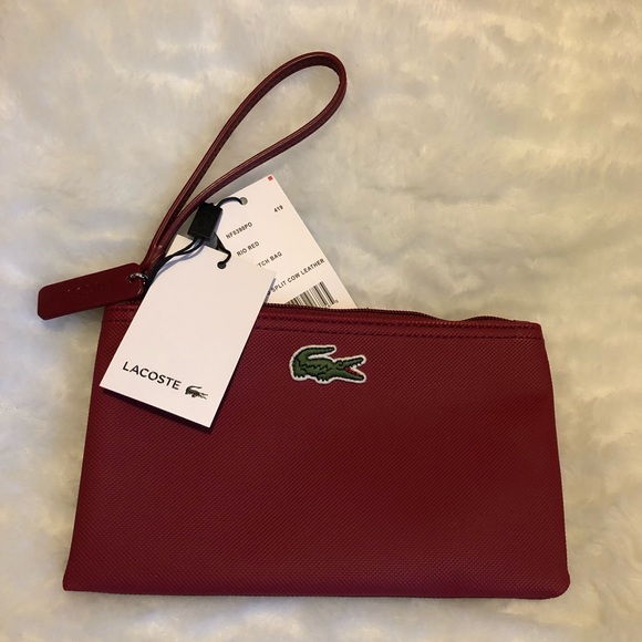 lacoste clutch bag
